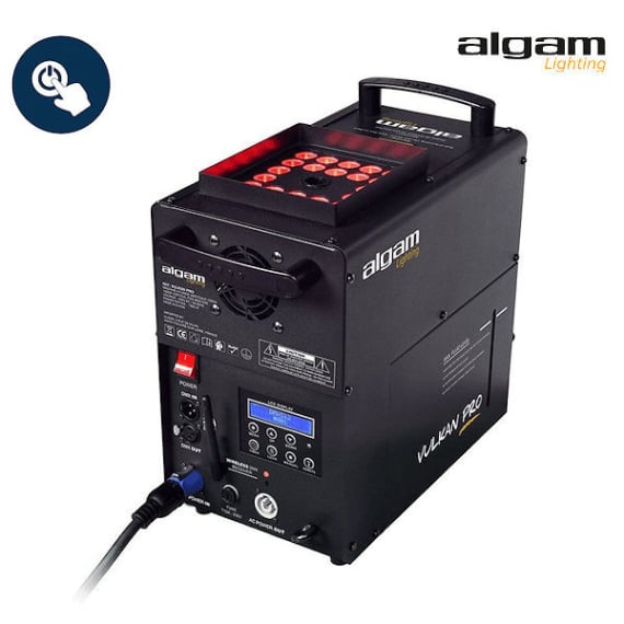 Vermietung und Verleih von Algam Lighting Vulkan Pro CO2 Effekt Nebelmaschinen auf Mallorca.