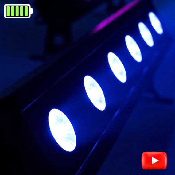 Vermietung und Verleih von Eurolite Akku Bar - Batterie Floor Bar auf Mallorca