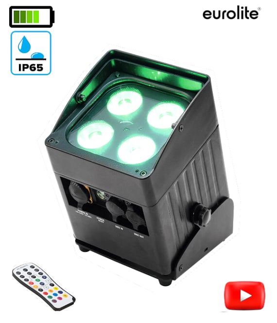 Vermietung und Verleih von Eurolite Akku - Batterie LED Floorspot auf Mallorca