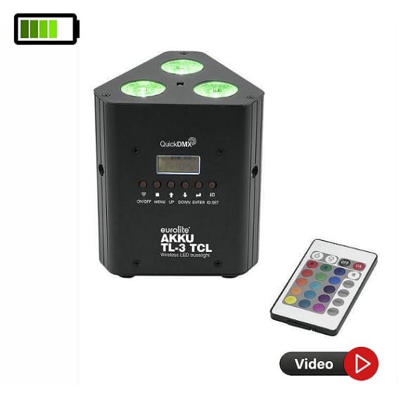 Rental EUROLITE AKKU TL-3 QCL Trusslight - Trusswarmer in Mallorca