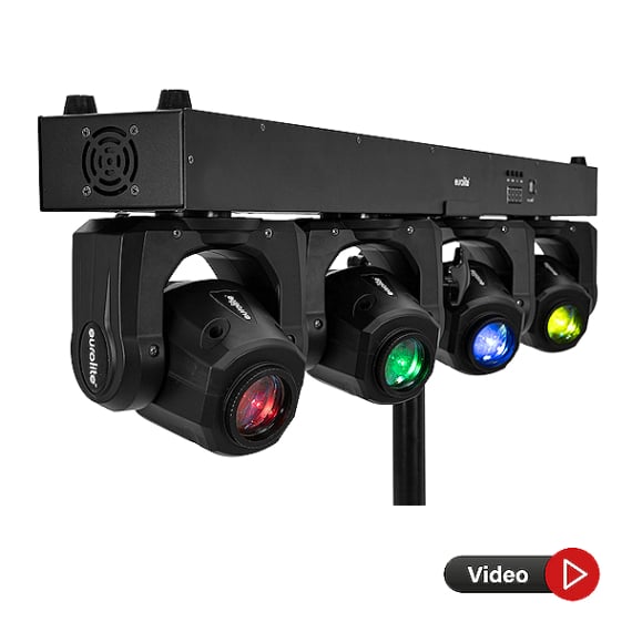 Rent Showtec multi effect LED lighting systems for parties, disco and events in Mallorca