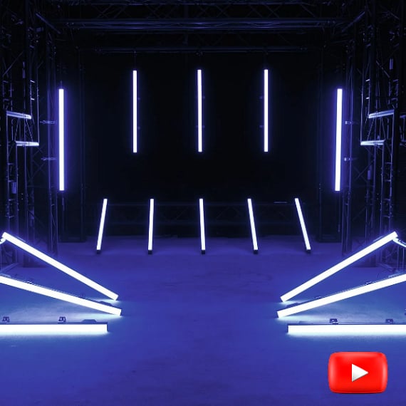 Vermietung EUROLITE LED PR-100/32 Pixel DMX Rail sw auf Mallorca