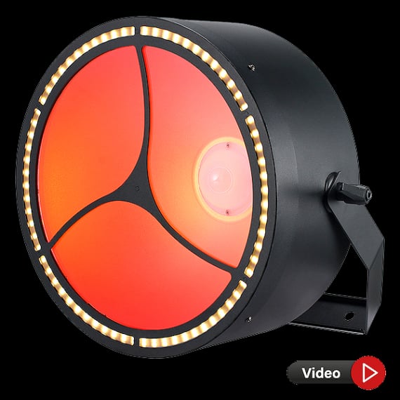 Vermietung und Verleih von FOS Halo Pro Retro LED Scheinwerfer auf Mallorca.