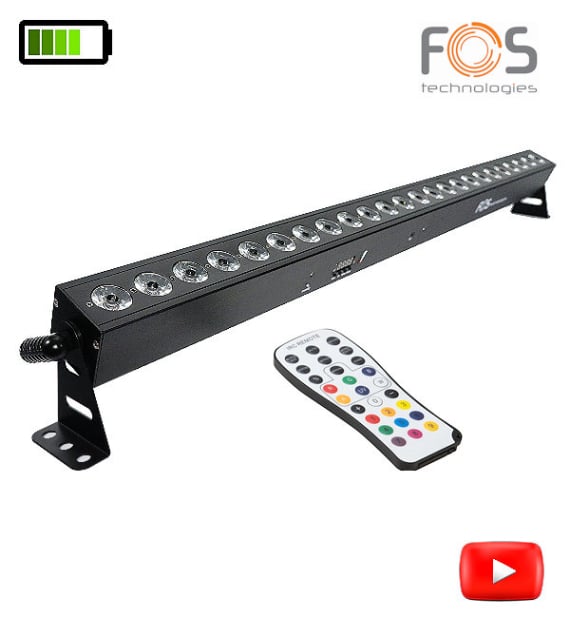 Vermietung und Verleih von FOS Luminus Akku Bar - Batterie Floor Bar auf Mallorca