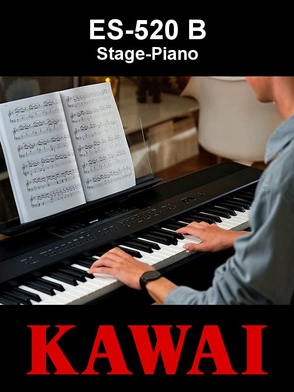 Vermietung von Kawai ES-520 B E-Piano auf Mallorca | Eventsolution