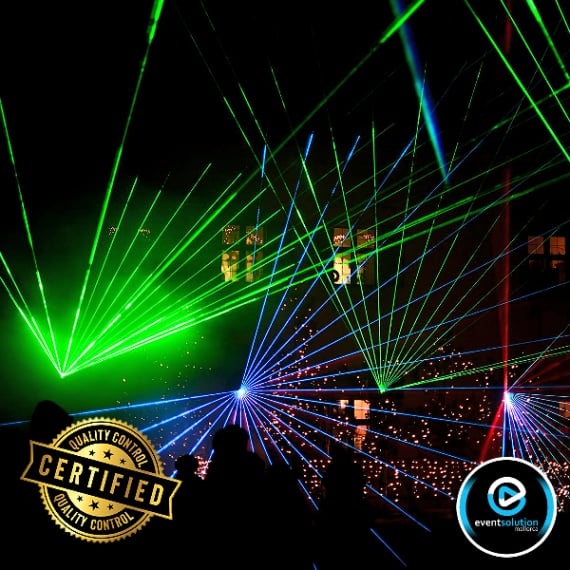 Multicolor Laser Show für Ihr Event auf Mallorca