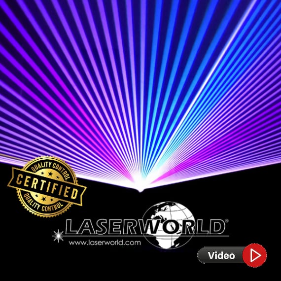 Vermietung und Verleih von Laserworld Showlaser auf Mallorca
