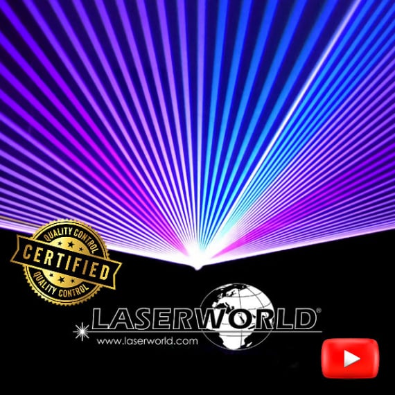 Vermietung und Verleih von Laserworld Showlaser auf Mallorca