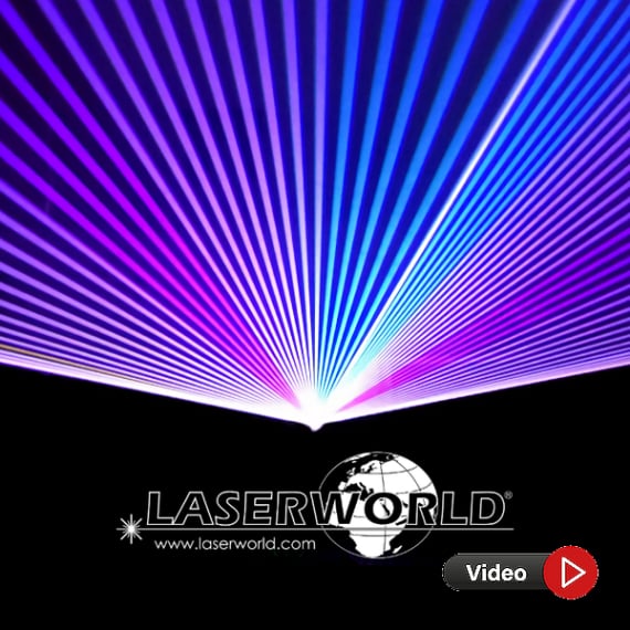 Vermietung und Verleih von Laserworld Showlaser auf Mallorca