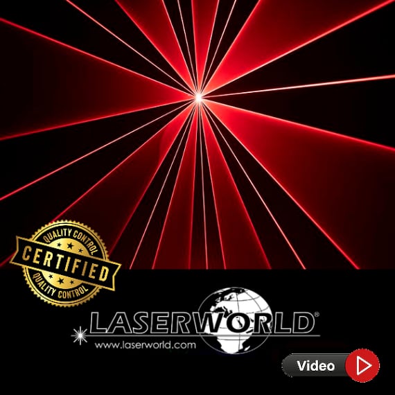 Vermietung und Verleih von Laserworld Showlaser auf Mallorca