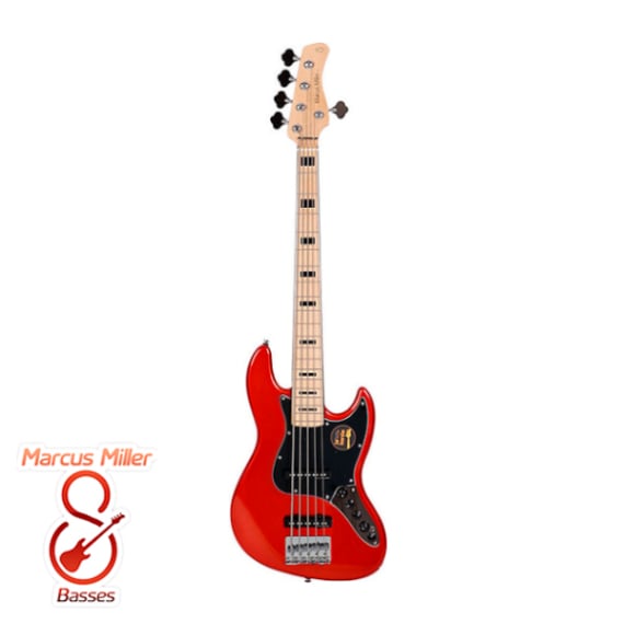 Vermietung von Marcus Miller V7 Vintage Bassgitarre in wein rot in Mallorca