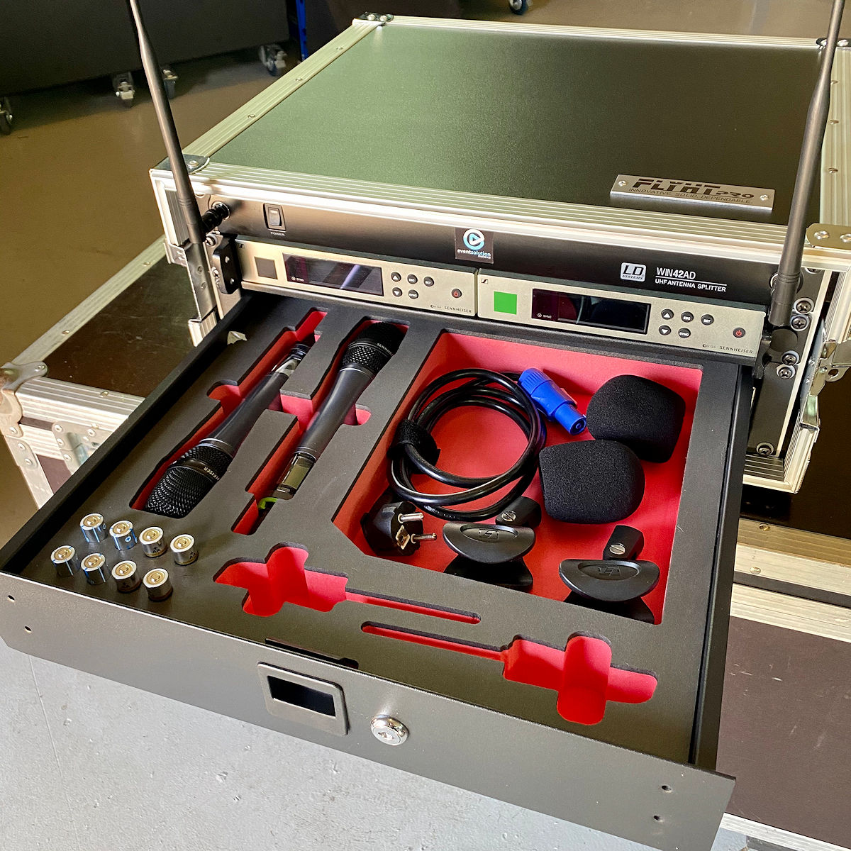 Vermietung von Sennheiser EW100 G4 Funkmikrofonsystem mit Handsender 935S auf Mallorca