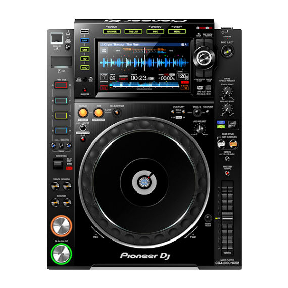 Deutsche DJ Equipment Vermietung auf Mallorca - Pioneer CDJ-2000 NXS2 DJ-Player auf Mallorca