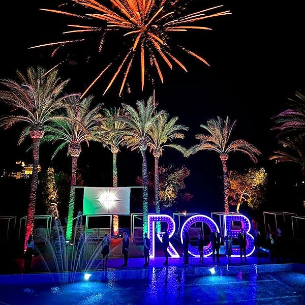 Silvester Party im Robinson Club Cala Serena mit Equipment von Eventsolution Mallorca