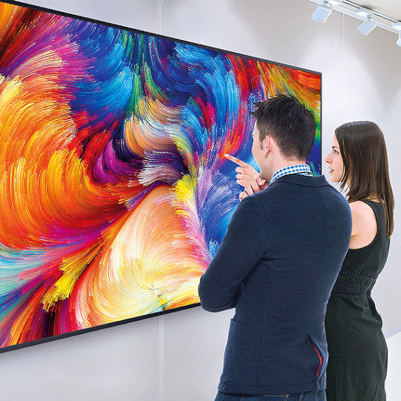 Vermietung von Samsung QH65B professionelle 65" Displays Screens auf Mallorca