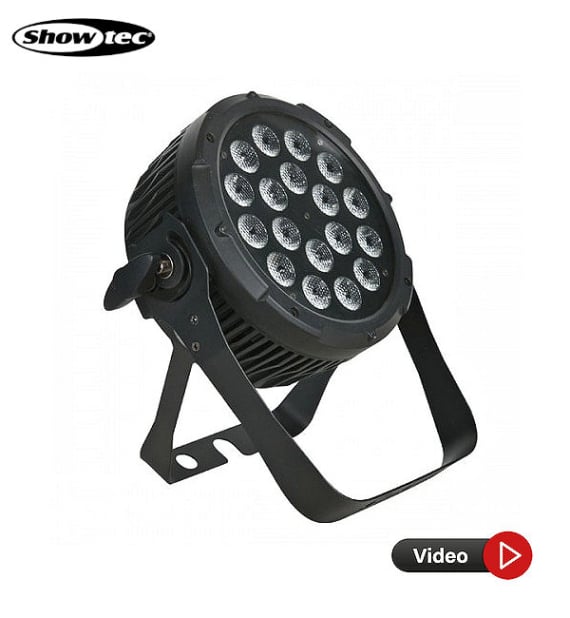 Vermietung Showtec Compact PAR LED 18 x 3 W Scheinwerfer, Floorspots auf Mallorca