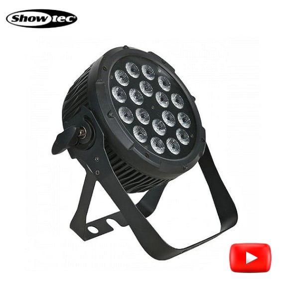 Vermietung Showtec Compact PAR LED 18 x 3 W Scheinwerfer, Floorspots auf Mallorca