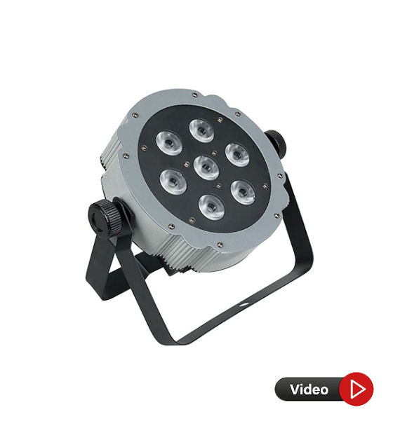 Rent Showtec Compact LED 7 x 3W spotlights, floor spots in Mallorca