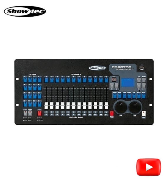 Vermietung und Verleih von Showtec Creator Compact DMX Movinglight Controller auf Mallorca