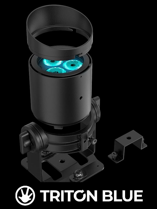 Vermietung von Triton Blue B60 Akku IP65 Floorspot auf Mallorca