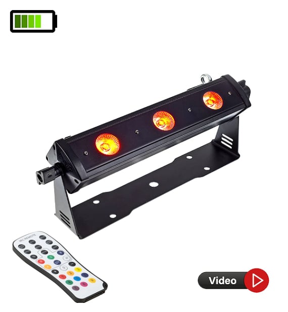 Rental Varytec GIGA BAR 3 LED battery floor bar - RGBW in Mallorca