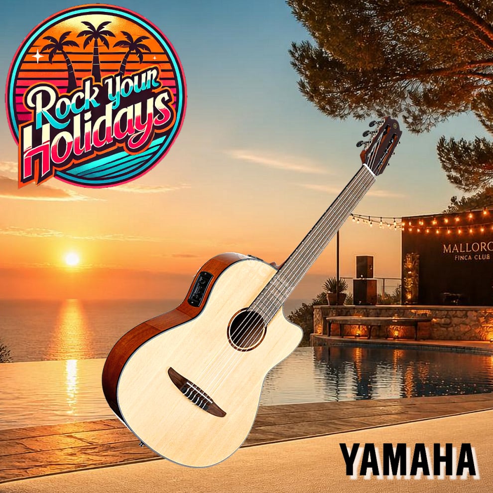 Vermietung von Yamaha Akustik-Gitarren für den Finca Urlaub auf Mallorca
