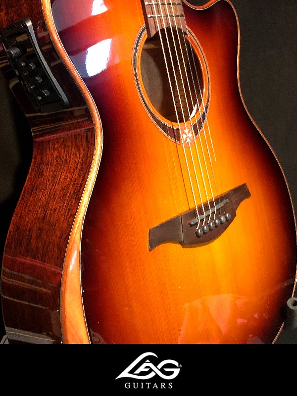 Rent Lâg T118ACE-BRS Special Edition Acoustic Guitar in Mallorca - Eventsolution