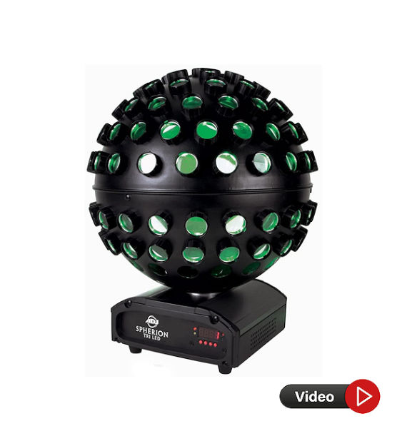 Rent ADJ Spherion LED mirror ball light effect in Mallorca