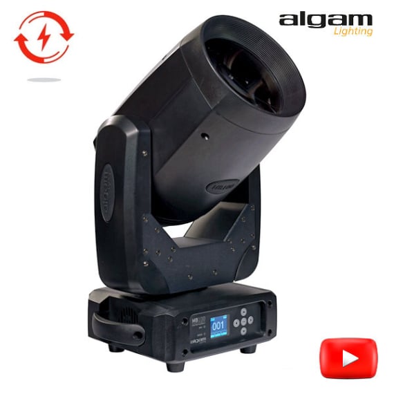 Rent Algam Lighting MB100 Beam moving lights for parties, weddings and events in Mallorca