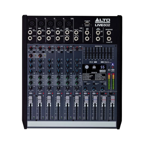 Rental of Alto Live 802 compact live mixer mixer in Mallorca