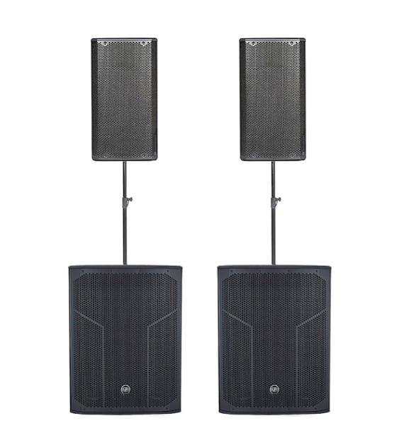 Rental of DAS Audio active PA systems in Mallorca