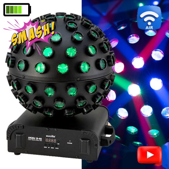 Rental EUROLITE AKKU B-40 Laser Beam Effekt AIR in Mallorca