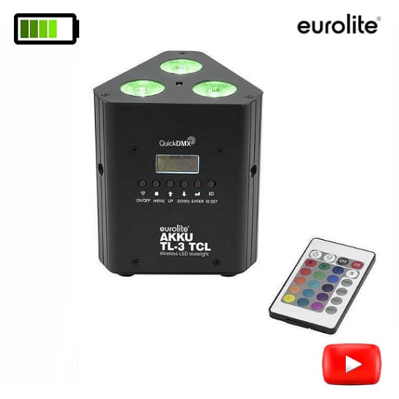 Rental EUROLITE AKKU TL-3 QCL Trusslight - Trusswarmer in Mallorca