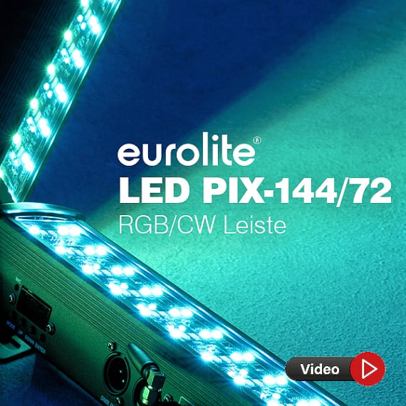 Rental EUROLITE LED PIX-144/72 RGB/CW LED Bar in Mallorca in Mallorca