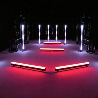 Hire - rental of Eurolite battery PT 100/32 LED pixel tubes in Mallorca 