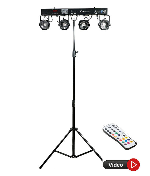 Rent hi-power LED lighting systems for parties, disco and events in Mallorca