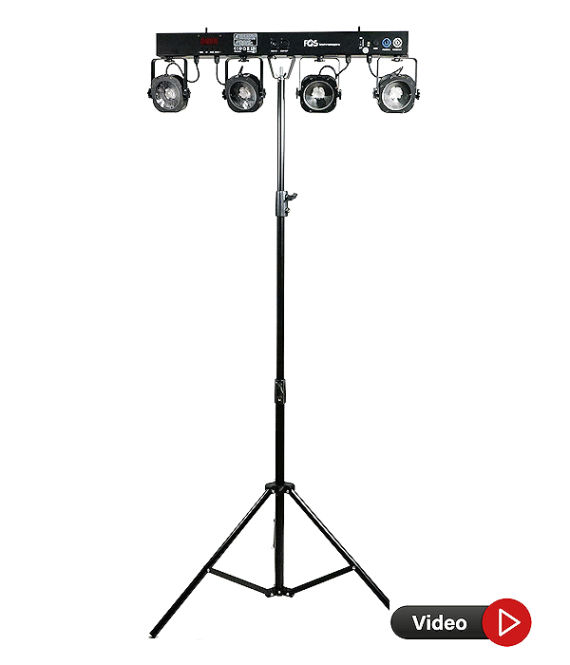 Vermietung und Verleih von FOS LED Lichtsystemen für Party, Disco und Event auf Mallorca