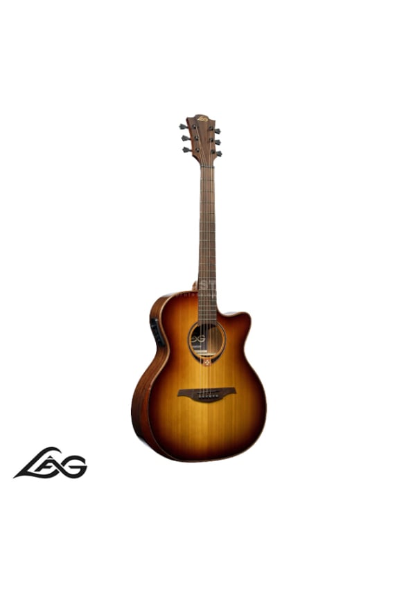 Rent LÂG T118ABCE-BRS - Special Edition acoustic guitar in Mallorca