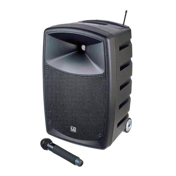 Rental of LD Systems Road Budy 10 battery PA speakers for weddings and events in Mallorca