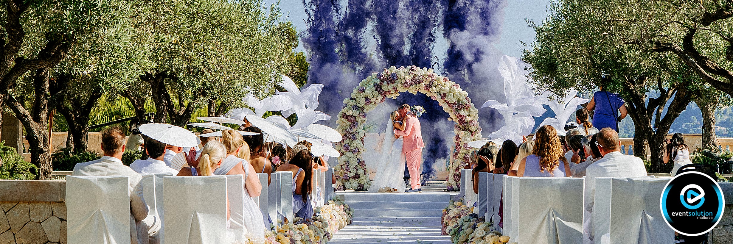Hire of special effects, sparkle, hazer, fog machines in Mallorca