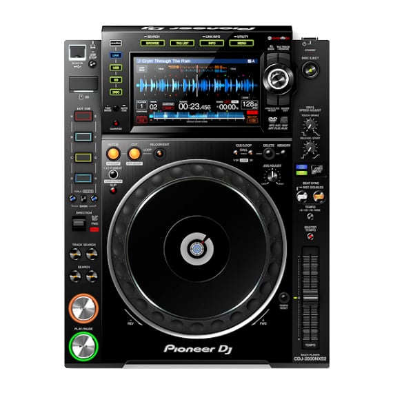 DJ equipment rental on Mallorca - Pioneer CDJ-2000 NXS2 DJ player on Mallorca