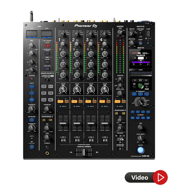 DJ equipment rental in Mallorca - Pioneer DJM-A9 DJ mixer in Mallorca