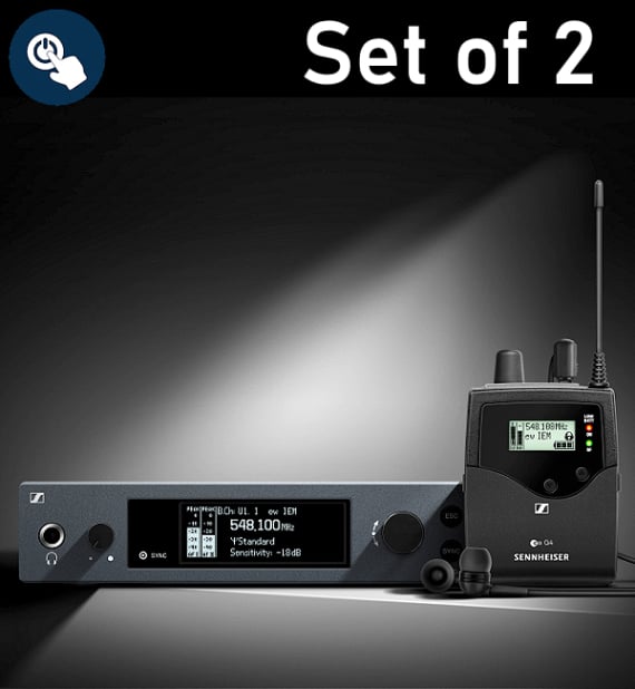 Hire Sennheiser EW IEM wireless In Ear Monitroing for weddings, parties & events in Mallorca