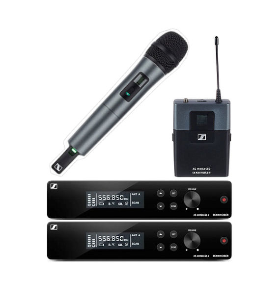 Rental of Sennheiser XSW 2 wireless microphone system with pocket transmitter - Bodpack in Mallorca