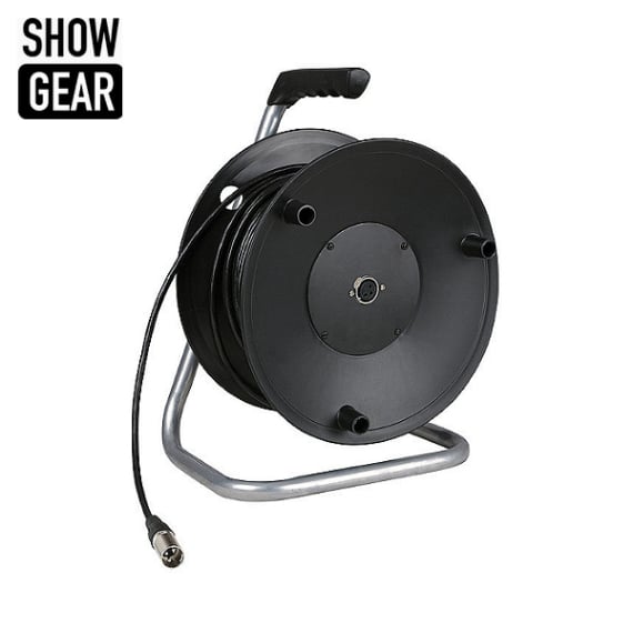 Rental of Showgear XLR cable reel 50 m for weddings and events in Mallorca