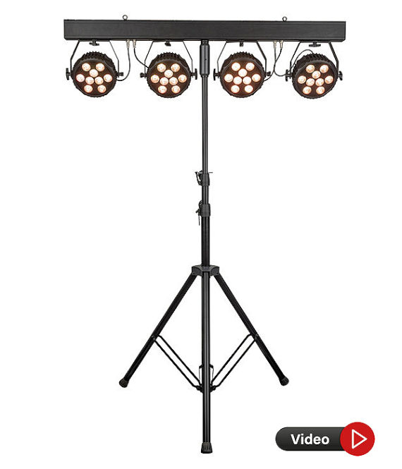 Vermietung und Verleih von Hi-Power LED Lichtsystemen für Party, Disco und Event auf Mallorca