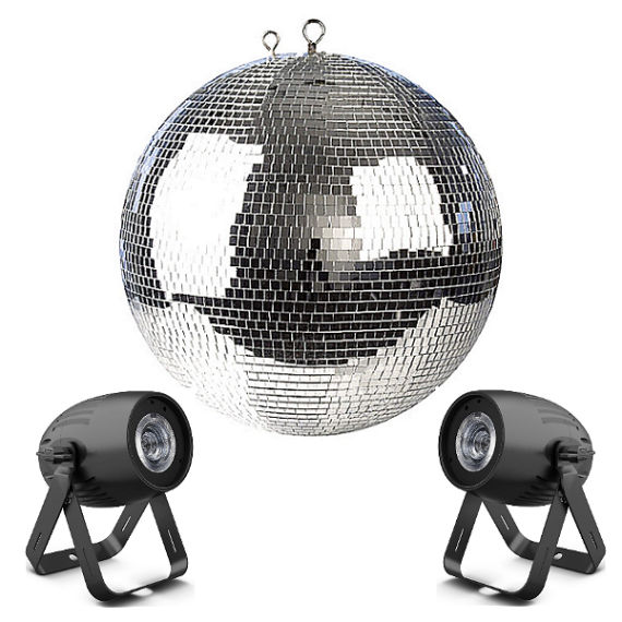 Vermietung und Verleih von Spiegelkugel-Set auf Mallorca.