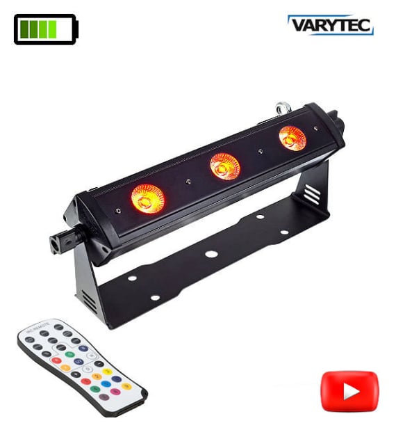 Rental Varytec GIGA BAR 3 LED battery floor bar - RGBW in Mallorca